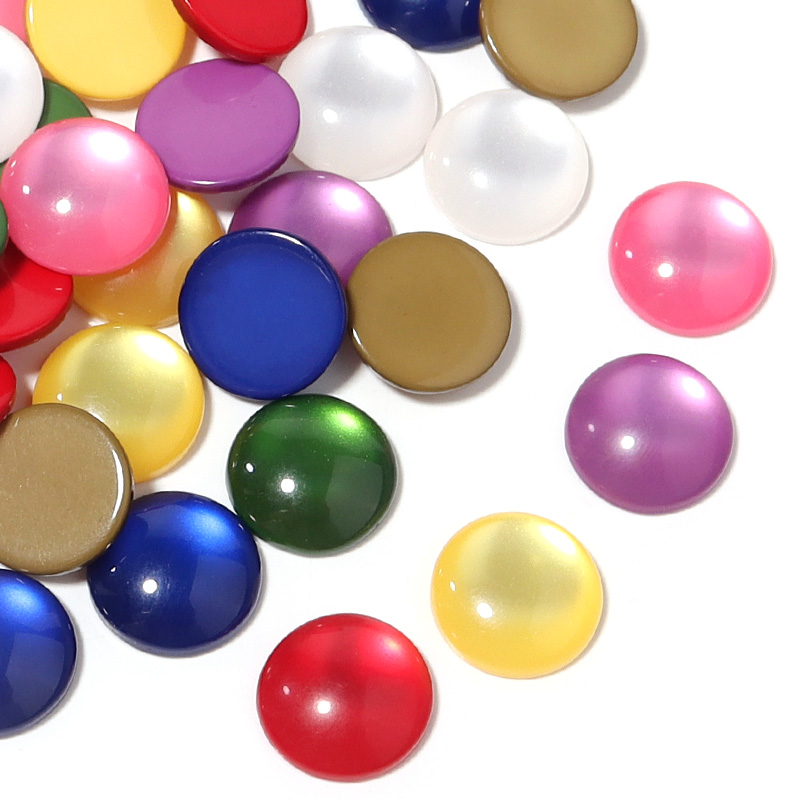 Jewelry Making Gemstones - 50 Piezas de Cabujones de Resina